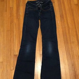 American Flare flare leg jeans. Size 00 regular